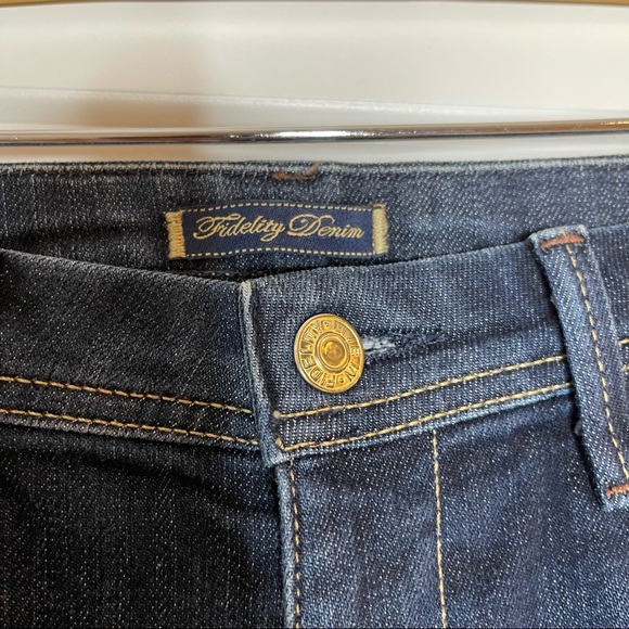 Fidelity Scoop Low Waist Skinny Viper Rinse Jeans - Picture 6 of 8